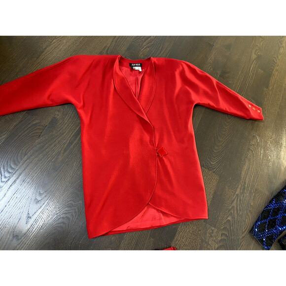 JEAN MUIR London Vintage Designer Skirt Jacket Suit~US 8/10/12~Made in England - Picture 8 of 9